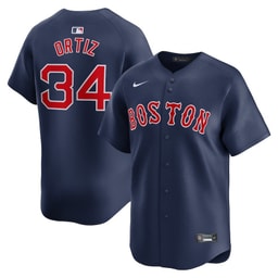 David Ortiz 34 Baseball team Alternate Limited Retired Player Men's Jersey - Navy