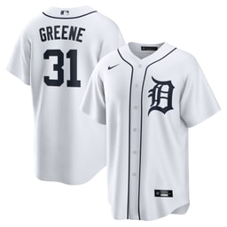 Men's Baseball team Riley Greene White Player Jersey