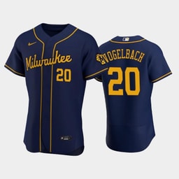 Baseball team 20 Daniel Vogelbach Alternate Team Navy Jersey