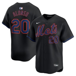 Men's Baseball team Pete Alonso Black Alternate Limited Player Jersey