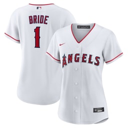 Women's Baseball team #1 Bride Home Jersey, White