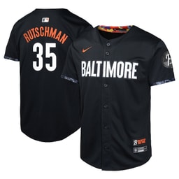 Adley Rutschman 35 Baseball team City Connect Limited Youth Jersey - Black
