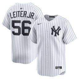 Men's Baseball team Mark Leiter Jr. White Home Limited Player Jersey