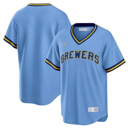 Men's Baseball team Powder Blue Road Cooperstown Collection Team Jersey