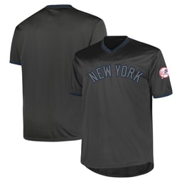 Men's Baseball team Profile Charcoal Big & Tall Pop Fashion Jersey