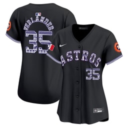 Justin Verlander 35 Baseball team Mexico Women's Jersey - Black