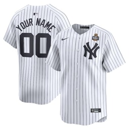 Baseball team 2024 World Series Home Custom Limited Men's Jersey - White