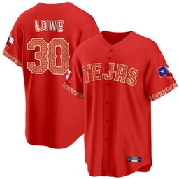 Nathaniel Lowe 30 Baseball team Mexican Collection Baseball Men's Jersey - Red