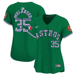 Justin Verlander 35 Baseball team Mexico Women's Jersey - Green