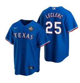 Jos? Leclerc 25 Baseball team 2023 World Series Stitched Baseball Jersey - Royal