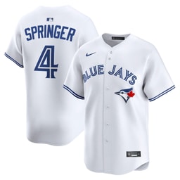 Men's Baseball team George Springer White Home Limited Player Jersey