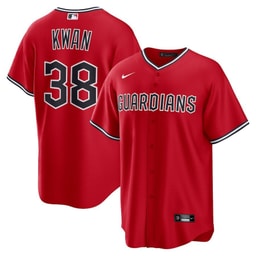 Steven Kwan 38 Baseball team Alternate 2.0 Player Men's Jersey - Red