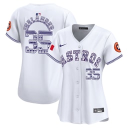 Justin Verlander 35 Baseball team Mexico Women's Jersey - White