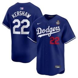 Clayton Kershaw 22 Baseball team 2024 World Series Home Limited Player Men's Jersey - Royal