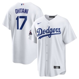 Baseball player 17 Baseball team 2024 World Series Champions Home Men's Player Jersey - White