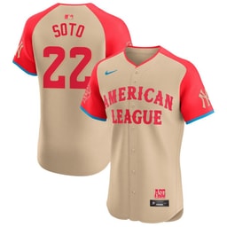 Juan Soto 2 American League 2024 All-Star Game Elite Player Men's Jersey - Cream