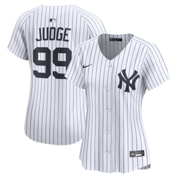 Women's Baseball team Aaron Judge White Home Limited Player Jersey