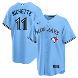 Bo Bichette 11 Baseball team Alternate Men's Jersey - Powder Blue