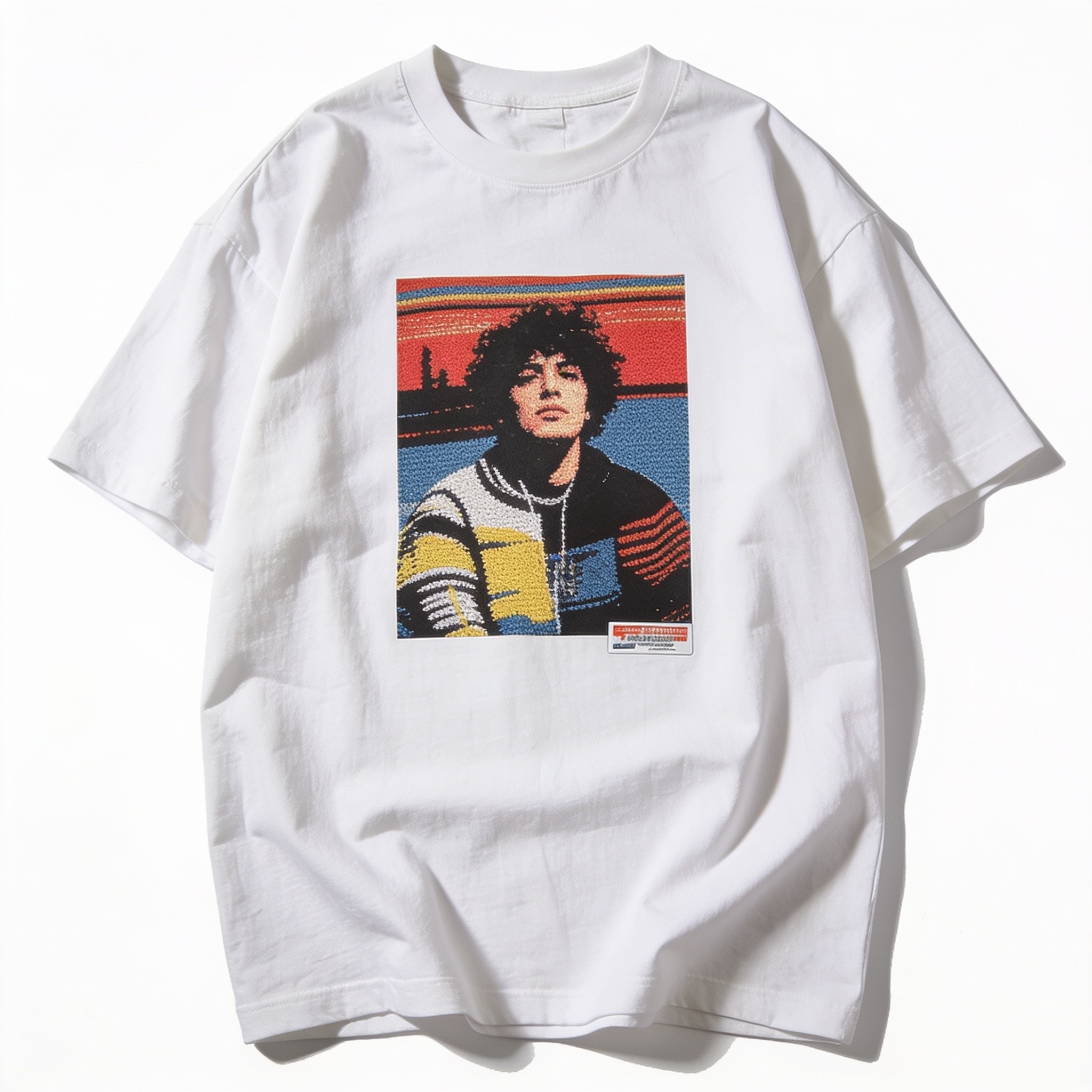 Tommy Turbo Oversized Graphic Tee - Unisex 90s Boxy Fit 100% Combed Cotton
