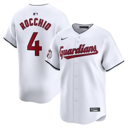 Brayan Rocchio 4 Baseball team Home Limited Player Men's Jersey - White