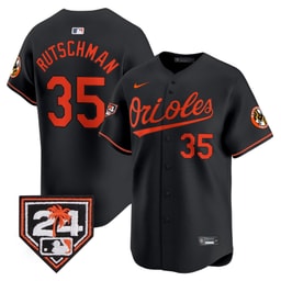 Adley Rutschman 35 Baseball team 2024 Spring Training Patch Men's Jersey - Black