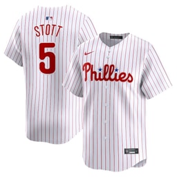 Bryson Stott 5 Baseball team Home Limited Player Men's Jersey - White