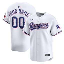 Men's Baseball team White Home Limited Custom Jersey