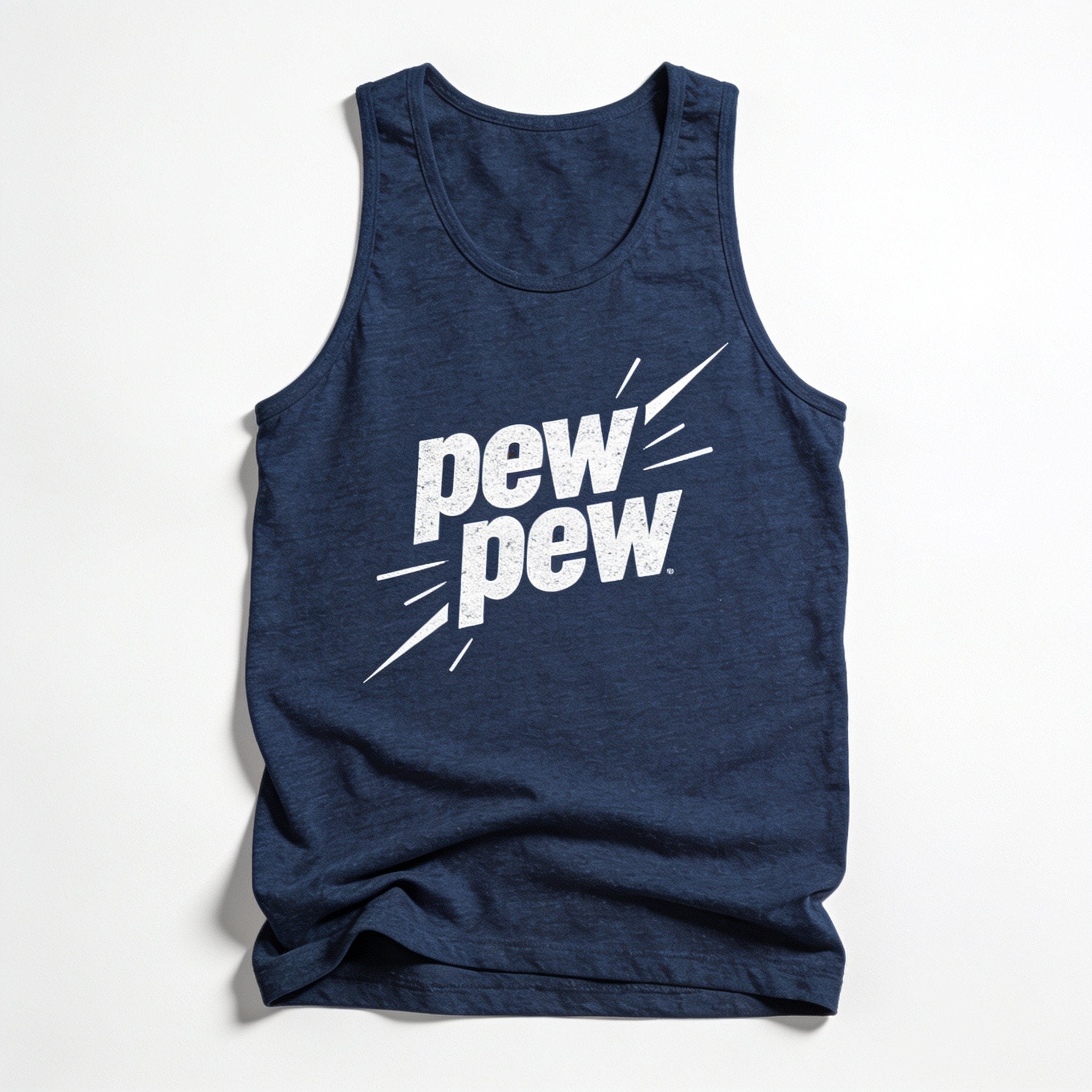 Pew Pew Funny Movie Men/Unisex Tank Top