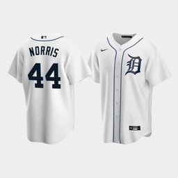 Men's Baseball team 44 Daniel Norris White Home Jersey