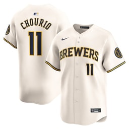 Jackson Chourio 11 Baseball team Home Limited Men's Jersey - Cream