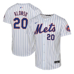 Youth Baseball team Pete Alonso White Limited Player Jersey