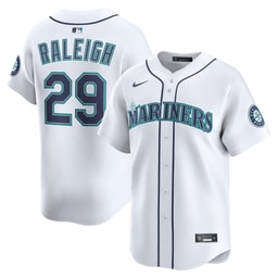 Men's Baseball team Cal Raleigh White Alternate Limited Player Jersey