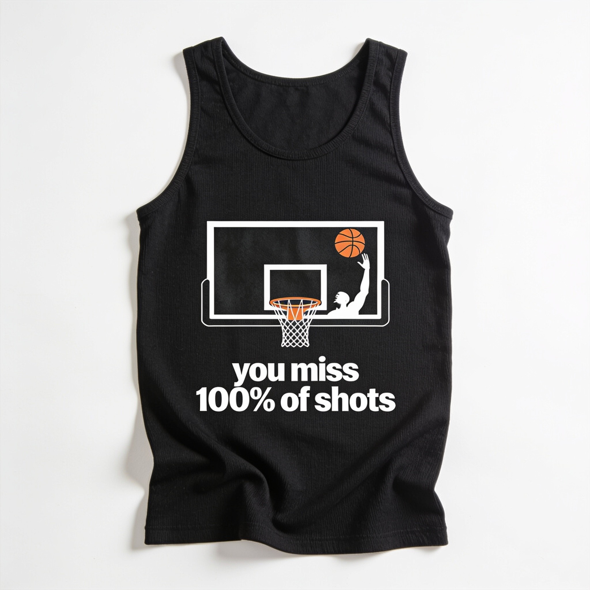 You Miss 100% of Shots Men/Unisex Tank Top