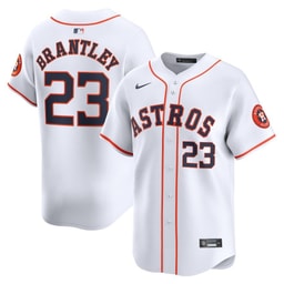 Michael Brantley 23 Baseball team Home Limited Player Men's Jersey - White