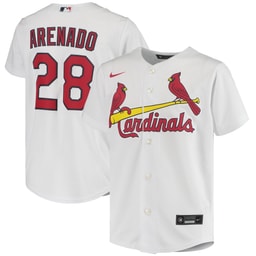 Youth Baseball team Nolan Arenado White Home Player Jersey