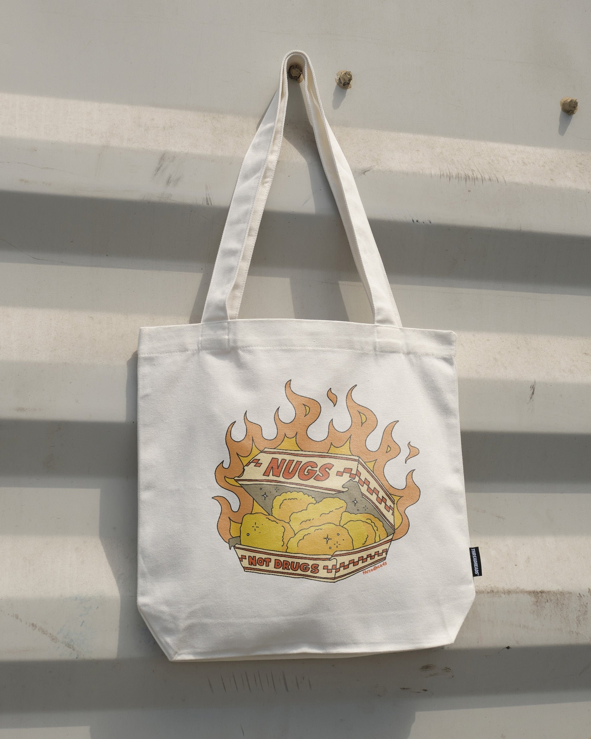 Nugs Not Drugs Tote Bag - Premium 100% Cotton Canvas