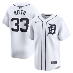 Colt Keith 33 Baseball team Home Limited Men's Jersey - White