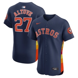 Men's Baseball team Jose Altuve Navy Alternate Elite Player Jersey