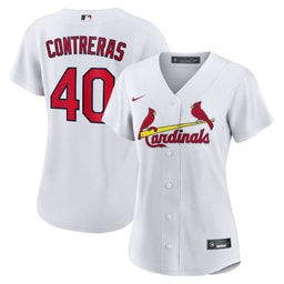 Women's Baseball team Willson Contreras White Home Jersey