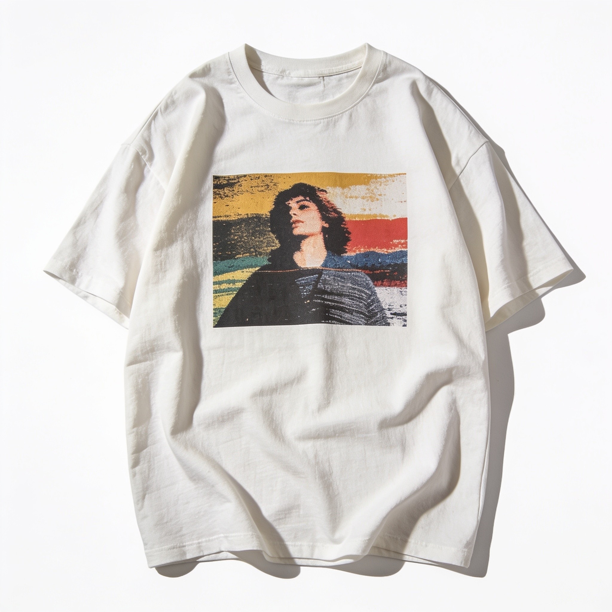 Fine & Dandy Oversized Graphic Tee - Unisex 90s Boxy Fit 100% Combed Cotton