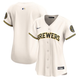 Women's Baseball team Cream Home Limited Jersey