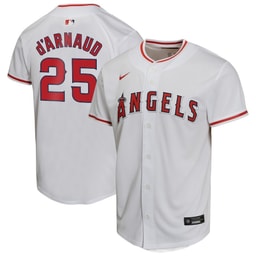 Travis d'Arnaud 25 Baseball team Youth Home Game Player Jersey - White