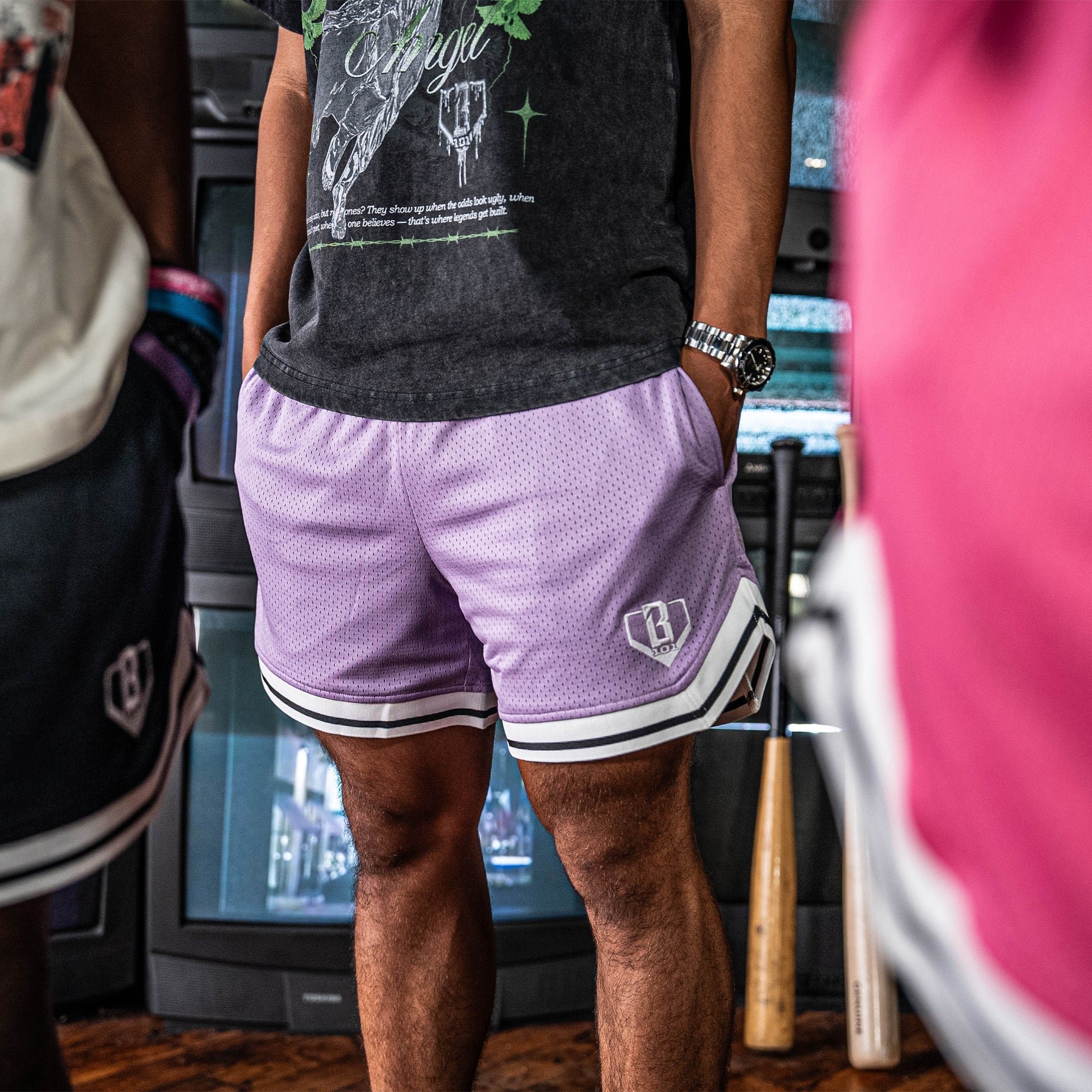 Court Shorts - Lavender