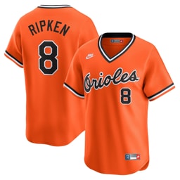 Men's Baseball team Cal Ripken Jr. Orange Throwback Cooperstown Limited Jersey