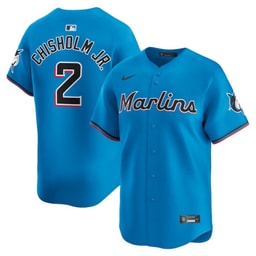 Jazz Chisholm Jr. 2 Baseball team Alternate Limited Men's Jersey - Blue