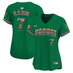 Ha-Seong Kim 7 Baseball team Mexico Women's Jersey - Green