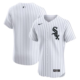 Men's Baseball team White Home Elite Jersey