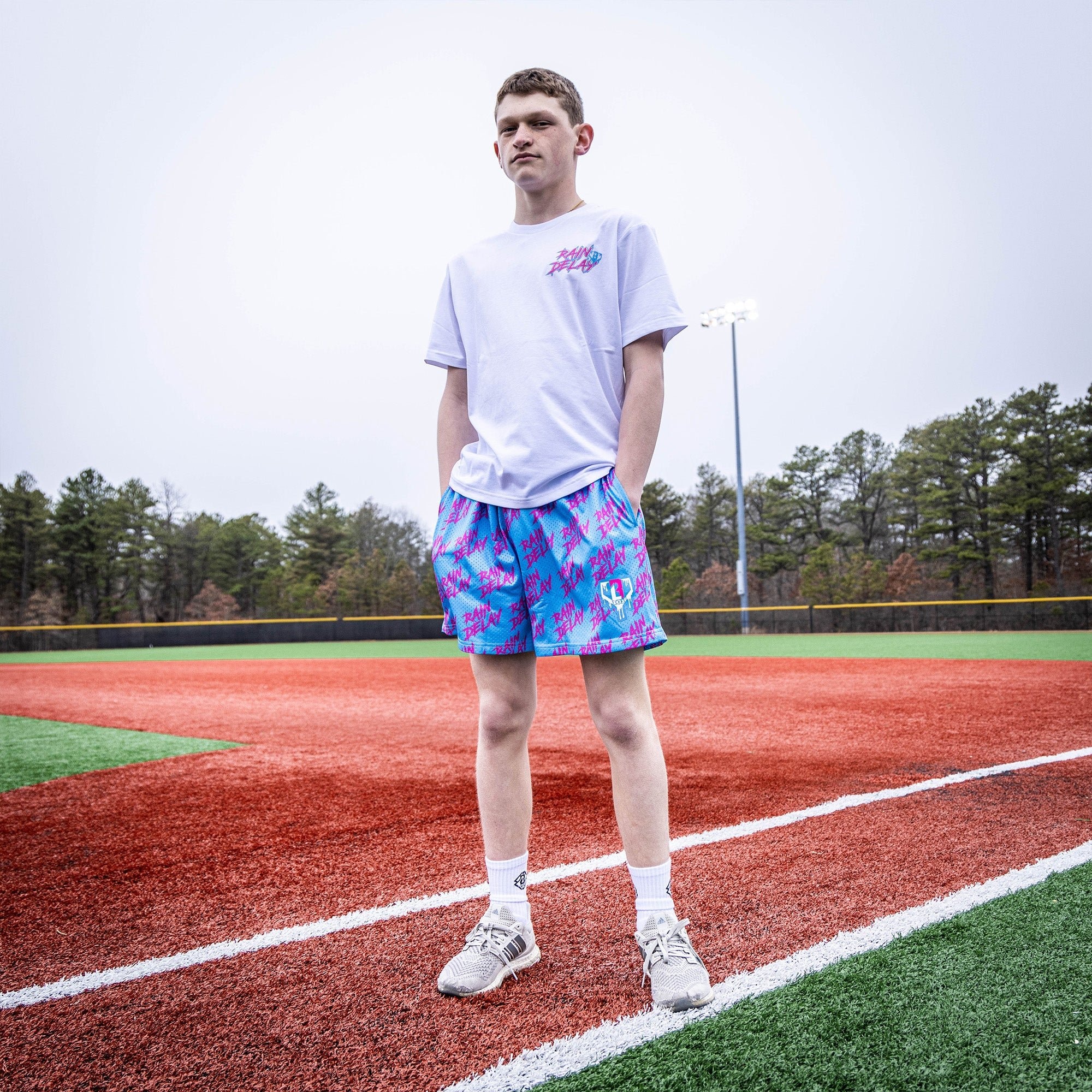 Rain Delay Shorts - Cotton Candy