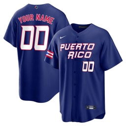 Puerto Rico 2023 World Baseball Classic Custom Men Jersey - Royal