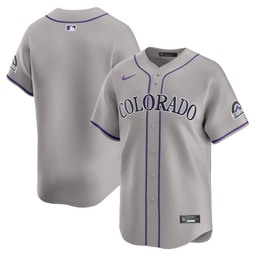 Baseball team Road Limited Men's Jersey - Gray